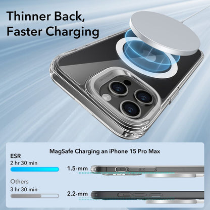 MagSafe futrola za Apple iPhone 15 Pro Max, ESR, Classic Hybrid Kickstand, Prozirna