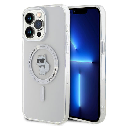 Futrola MagSafe za Apple iPhone 15 Pro Max, Karl Lagerfeld, IML Choupette, Prozirna