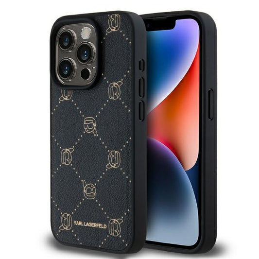 MagSafe futrola za Apple iPhone 15 Pro Max, Karl Lagerfeld, Karl's Head, Crna