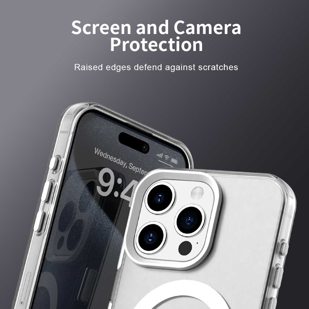 MagSafe futrola za Apple iPhone 15 Pro Max, Techsuit, CandyCase, Bijela