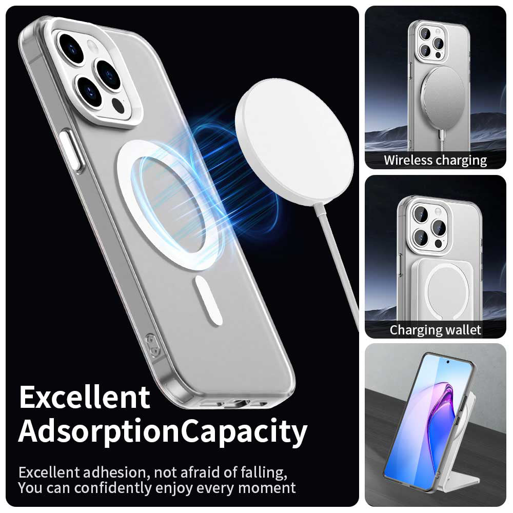 MagSafe futrola za Apple iPhone 15 Pro Max, Techsuit, CandyCase, Bijela