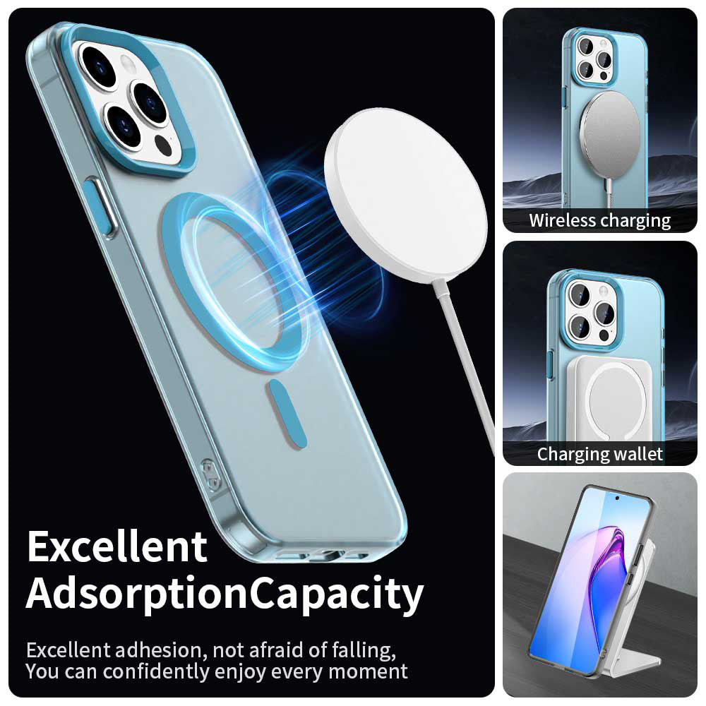 MagSafe futrola za Apple iPhone 15 Pro Max, Techsuit, CandyCase, Plava