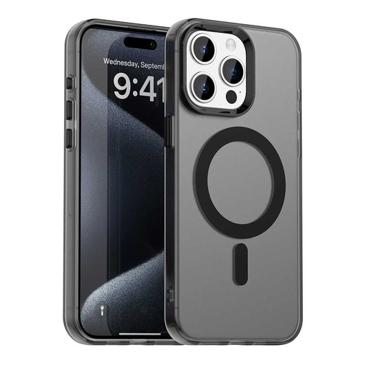 MagSafe futrola za Apple iPhone 15 Pro Max, Techsuit, CandyCase, Crna