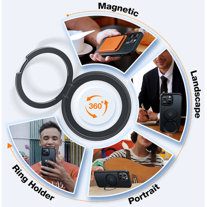 MagSafe futrola za Apple iPhone 15 Pro Max, Torras, Ostand Pro, Crna