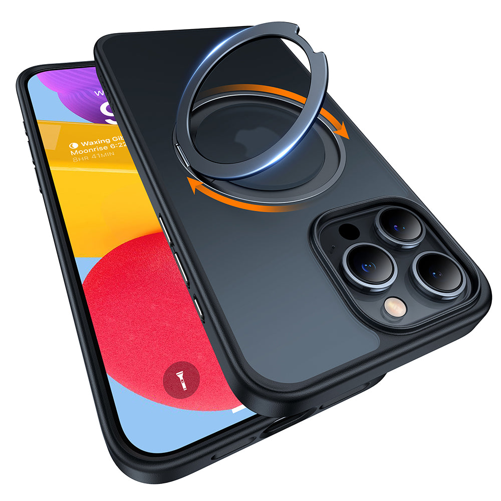 MagSafe futrola za Apple iPhone 15 Pro Max, Torras, Ostand Pro, Crna