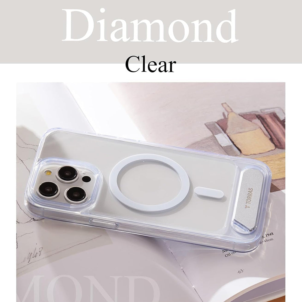 MagSafe futrola za Apple iPhone 15 Pro Max, Torras, Pstand, Prozirna