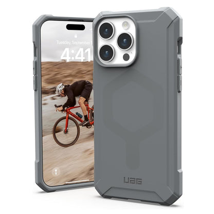 MagSafe futrola za Apple iPhone 15 Pro Max, Urban Armor Gear, Essential Armor, Srebrna