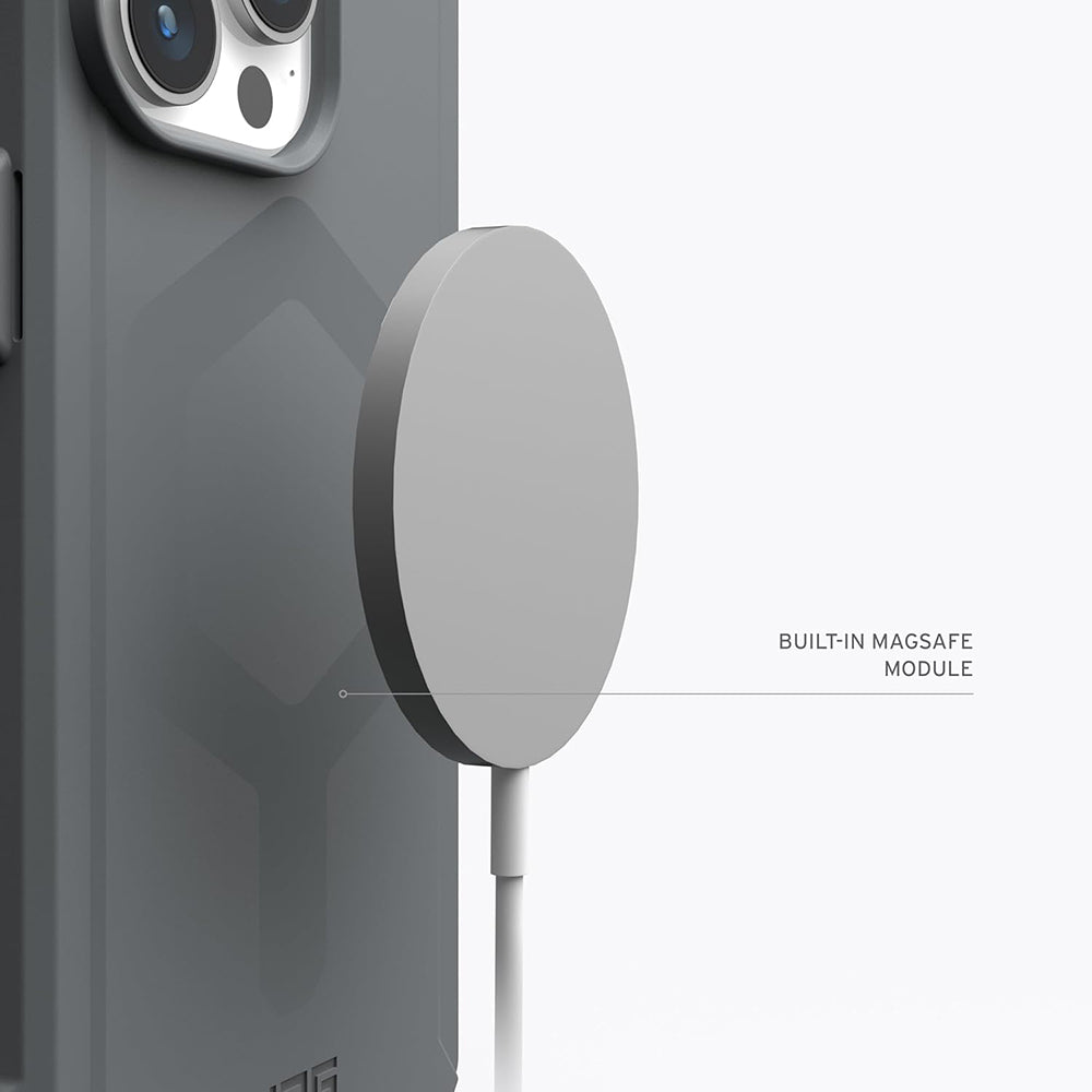 MagSafe futrola za Apple iPhone 15 Pro Max, Urban Armor Gear, Essential Armor, Srebrna
