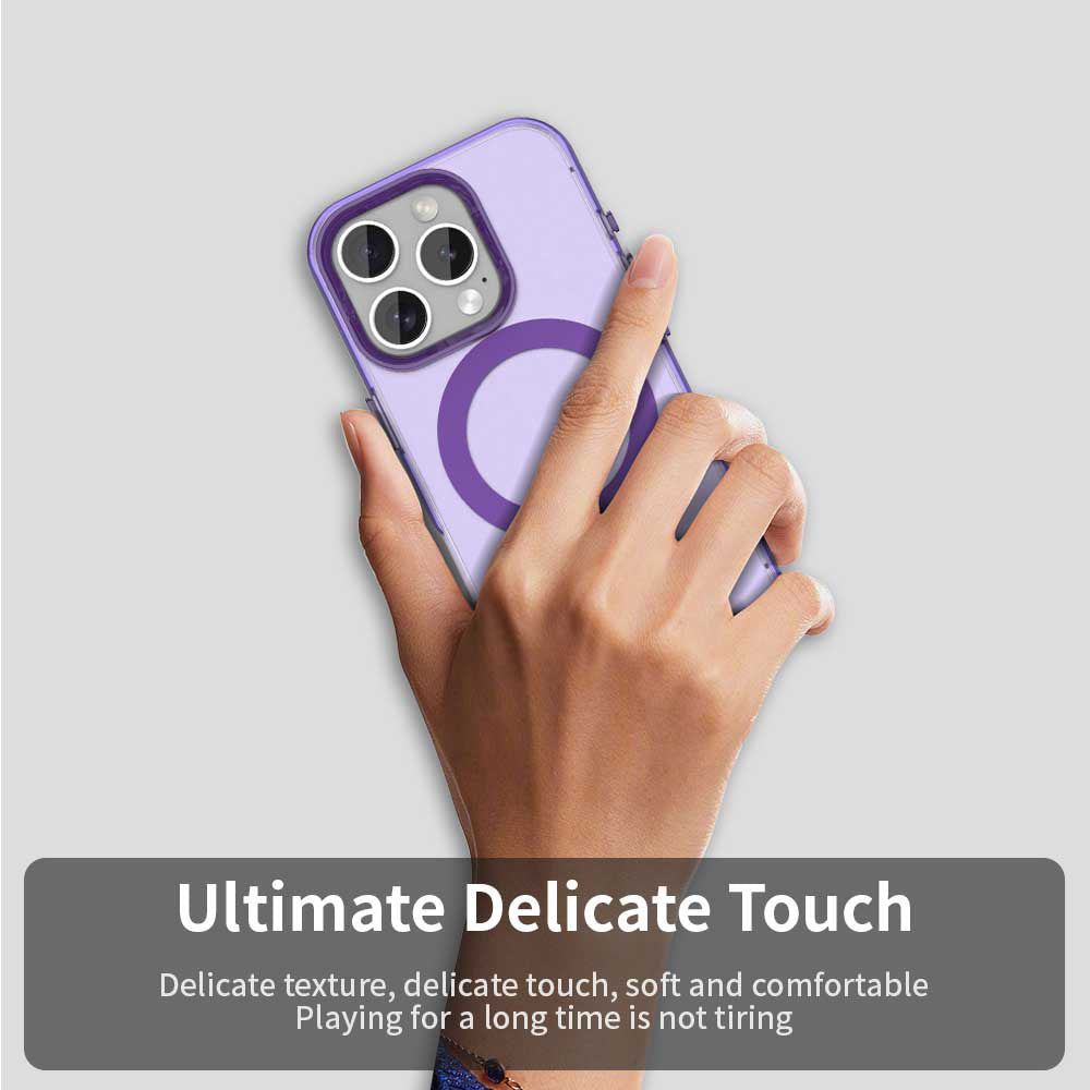 MagSafe futrola za Apple iPhone 15 Pro, Techsuit, CandyCase, Ljubičasta