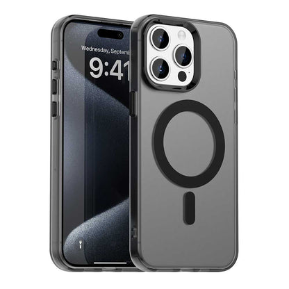 MagSafe futrola za Apple iPhone 15 Pro, Techsuit, CandyCase, Crna