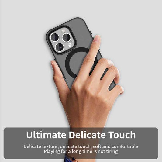 MagSafe futrola za Apple iPhone 15 Pro, Techsuit, CandyCase, Crna