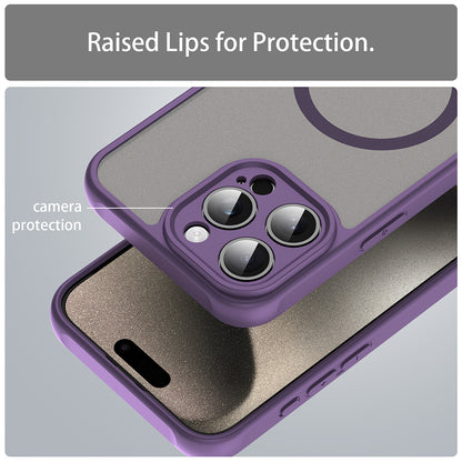 MagSafe futrola za Apple iPhone 15 Pro, Techsuit, HaloFrost II, Ljubičasta
