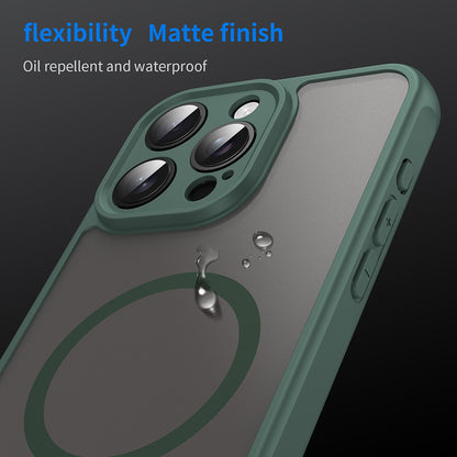 MagSafe futrola za Apple iPhone 15 Pro, Techsuit, HaloFrost II, Zelena