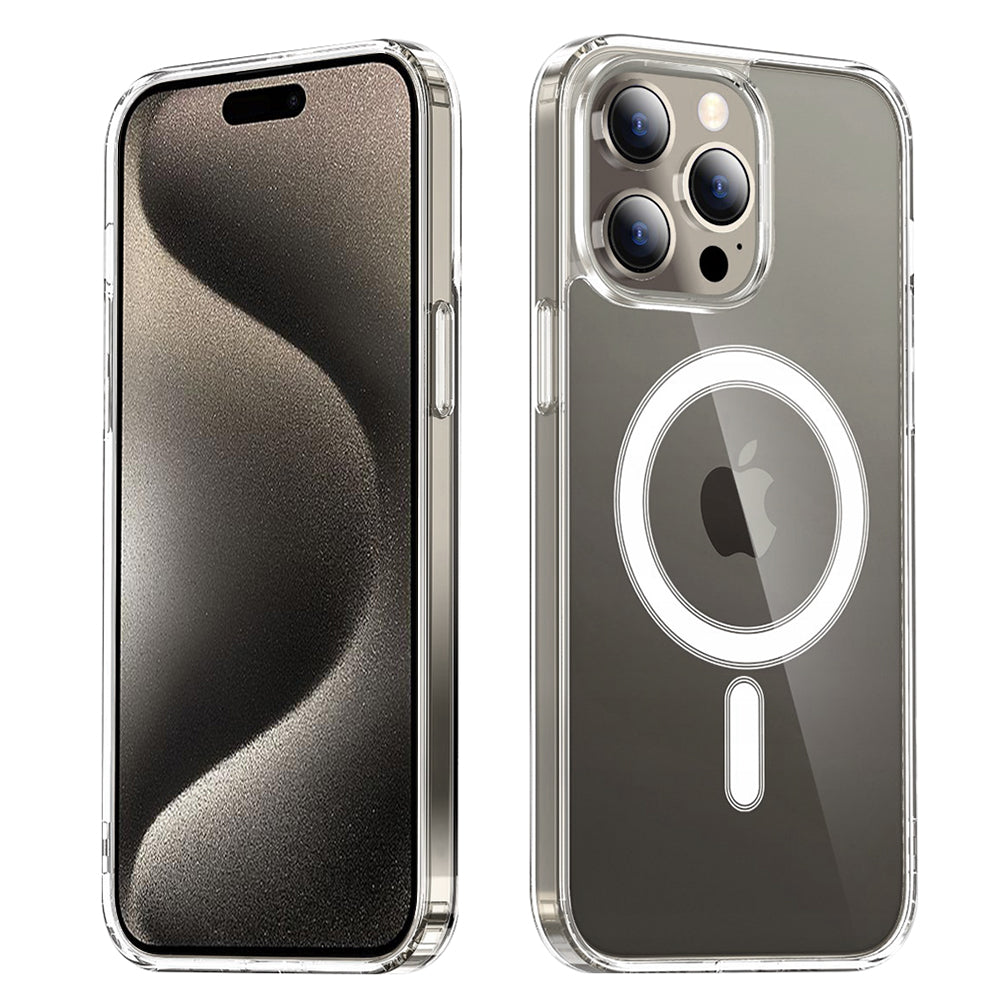 MagSafe futrola za Apple iPhone 15 Pro, Techsuit, Pro, Prozirna