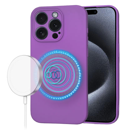 MagSafe futrola za Apple iPhone 15 Pro, Techsuit, SoftFlex, Ljubičasta