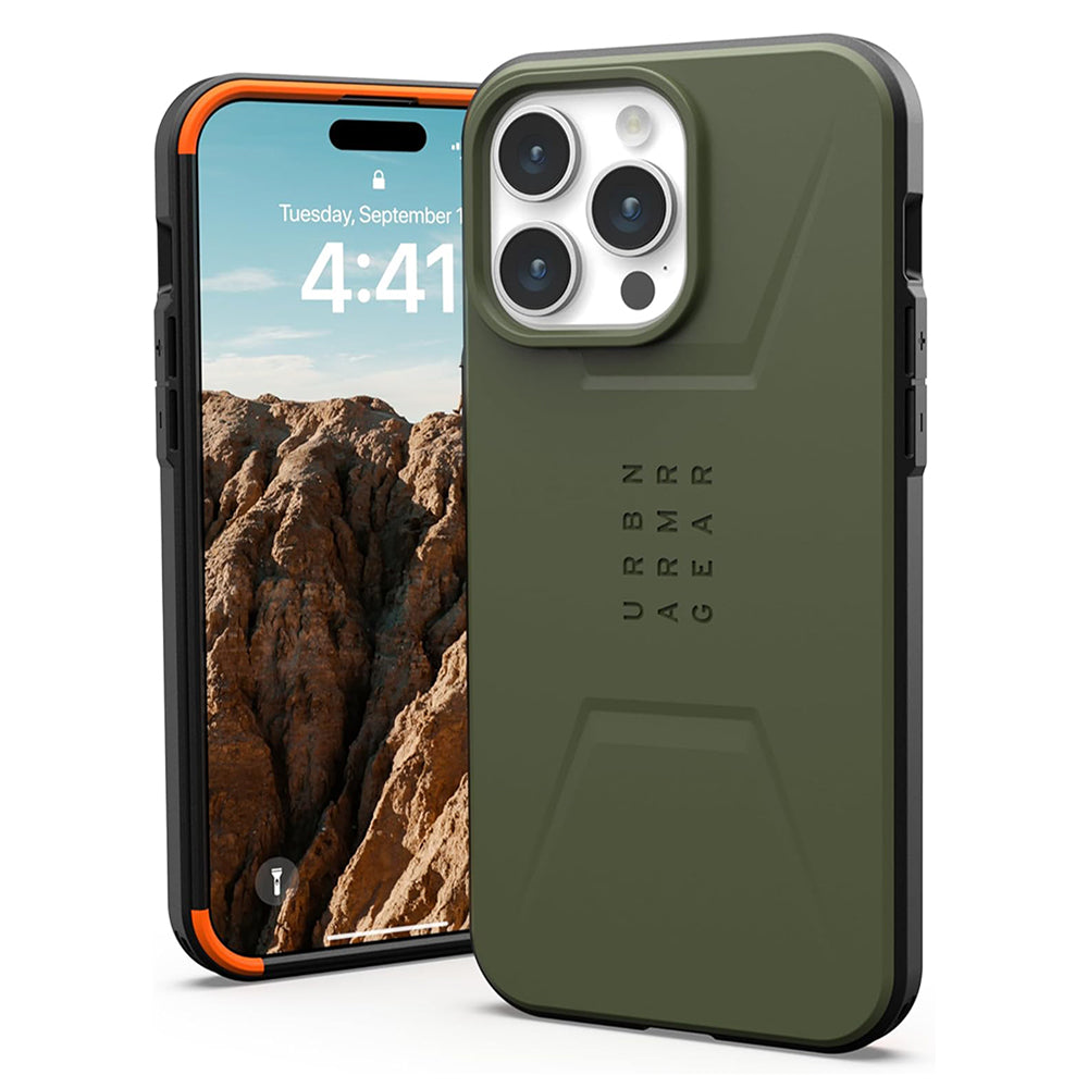 MagSafe maska za Apple iPhone 15 Pro, Urban Armor Gear, Civilian, Zelena