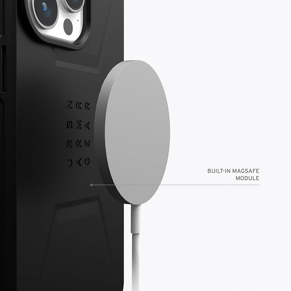 MagSafe futrola za Apple iPhone 15 Pro, Urban Armor Gear, Essential Armor, Crna