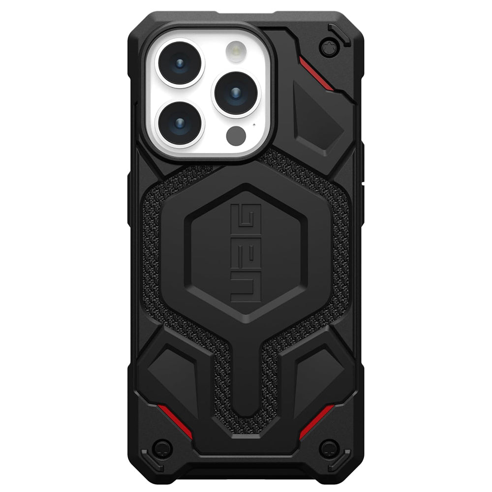 MagSafe futrola za Apple iPhone 15 Pro, Urban Armor Gear, Monarch Pro Kevlar, Crna