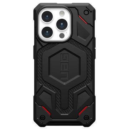 MagSafe futrola za Apple iPhone 15 Pro, Urban Armor Gear, Monarch Pro Kevlar, Crna