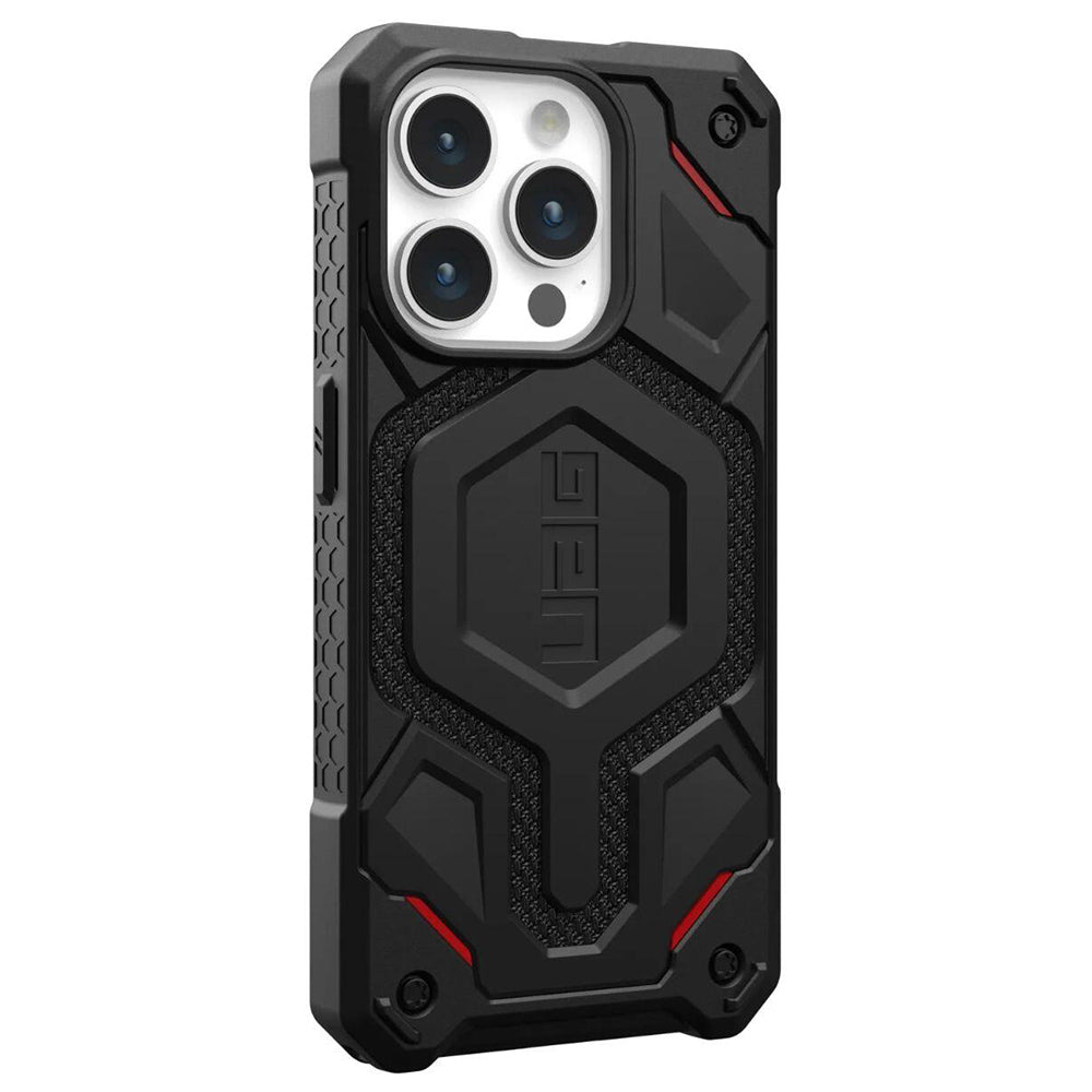 MagSafe futrola za Apple iPhone 15 Pro, Urban Armor Gear, Monarch Pro Kevlar, Crna