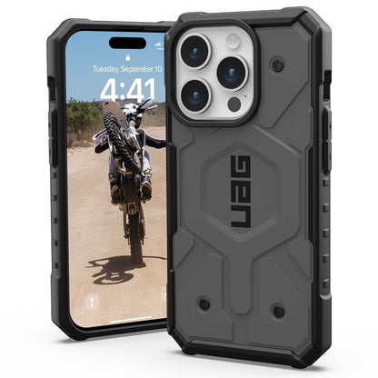 MagSafe futrola za Apple iPhone 15 Pro, Urban Armor Gear, Pathfinder, Srebrna