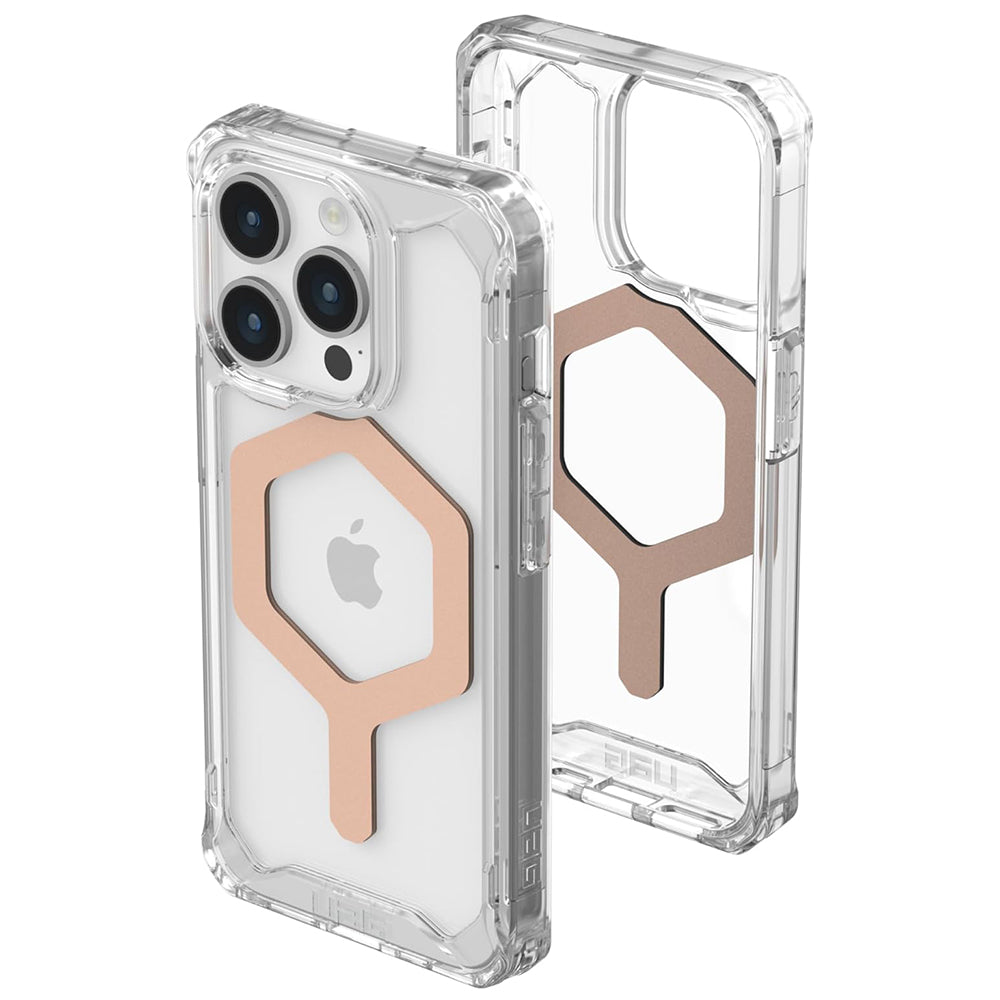 MagSafe maska za Apple iPhone 15 Pro, Urban Armor Gear, Plyo, Ružičasto Zlatna
