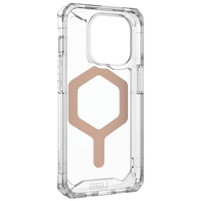 MagSafe maska za Apple iPhone 15 Pro, Urban Armor Gear, Plyo, Ružičasto Zlatna