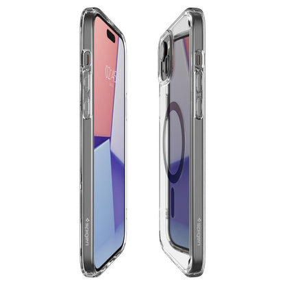 Futrola MagSafe za Apple iPhone 15, Spigen, Ultra Hybrid, Crna ACS06803