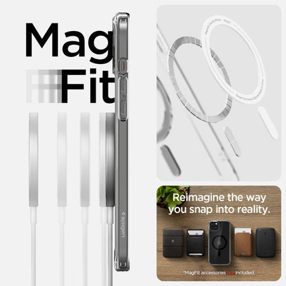 Futrola MagSafe za Apple iPhone 15, Spigen, Ultra Hybrid, Crna ACS06803