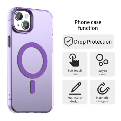 MagSafe futrola za Apple iPhone 15, Techsuit, CandyCase, Ljubičasta