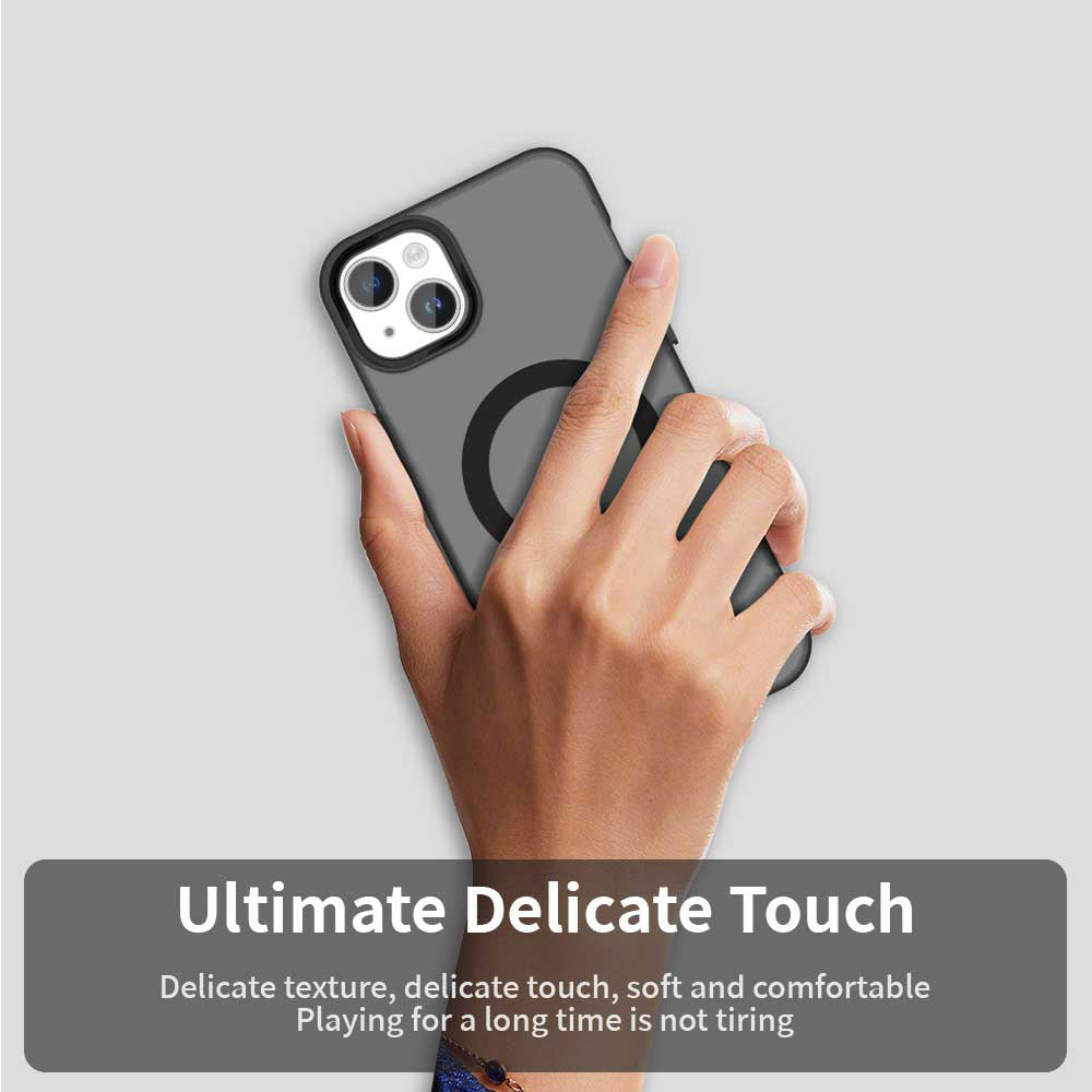 MagSafe futrola za Apple iPhone 15, Techsuit, CandyCase, Crna