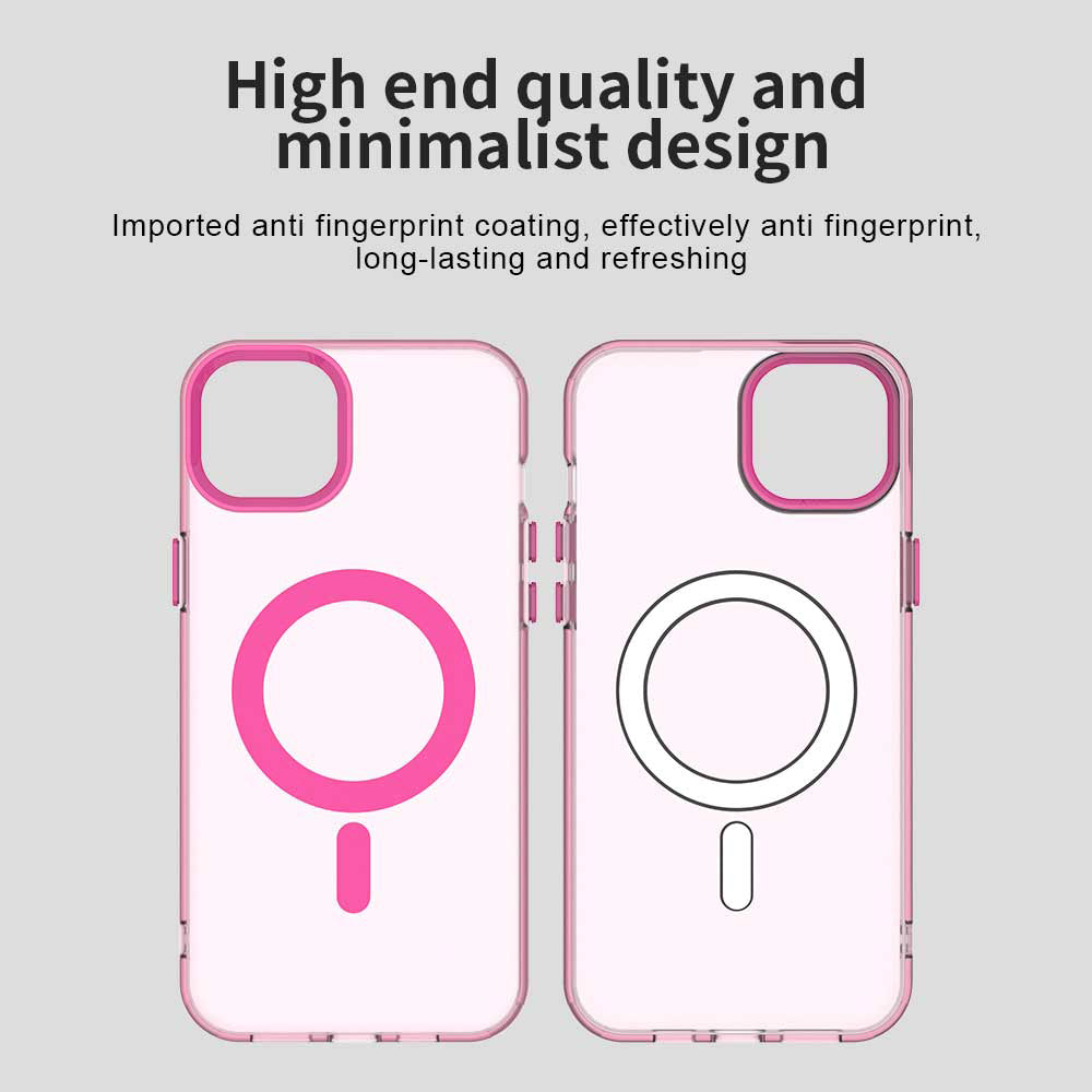 MagSafe futrola za Apple iPhone 15, Techsuit, CandyCase, Roza