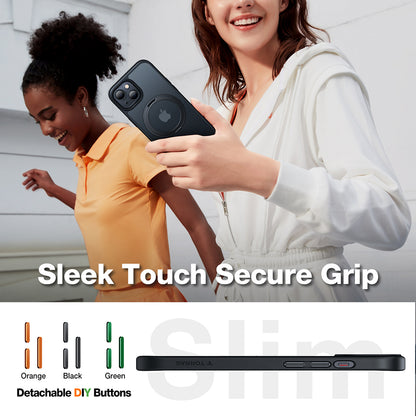 MagSafe futrola za Apple iPhone 15, Torras, Ostand Pro, Crna