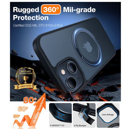 MagSafe futrola za Apple iPhone 15, Torras, Ostand Pro, Crna