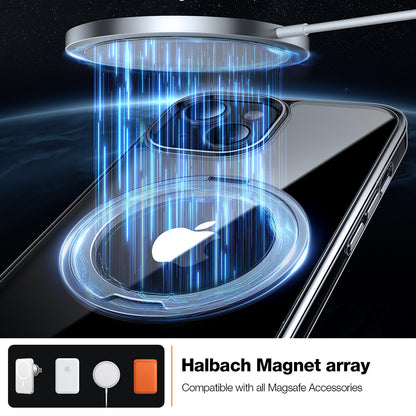 MagSafe futrola za Apple iPhone 15, Torras, Ostand Pro, Prozirna