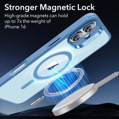 Futrola MagSafe za Apple iPhone 16, ESR, Classic Hybrid, Prozirno Plava