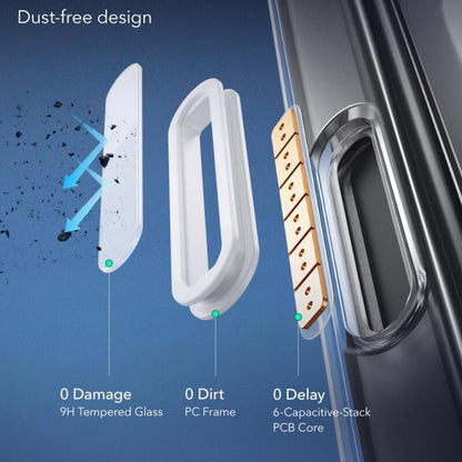 MagSafe futrola za Apple iPhone 16, ESR, Classic Hybrid Slide, Crna Satinirana