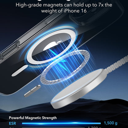 Futrola MagSafe za Apple iPhone 16, ESR, Classic Hybrid, Prozirna