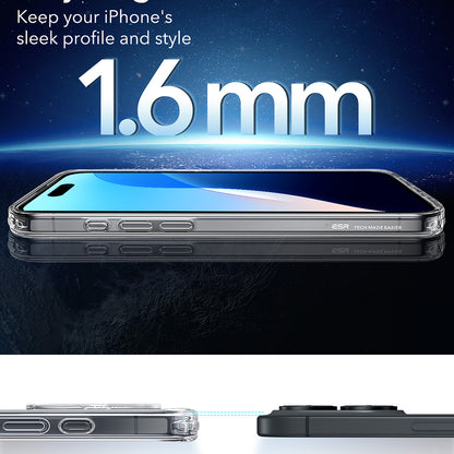 Futrola MagSafe za Apple iPhone 16, ESR, Classic Hybrid, Prozirna