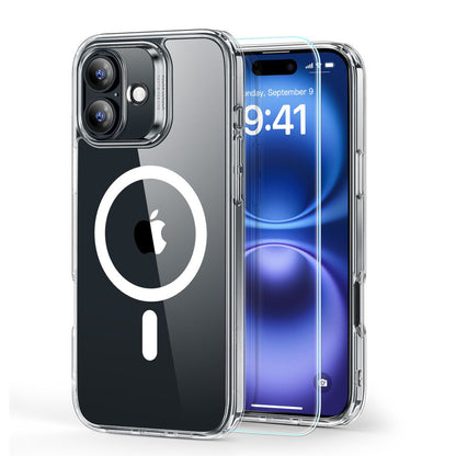 MagSafe futrola za Apple iPhone 16, ESR, Classic Hybrid sa zaštitom za ekran, Prozirna