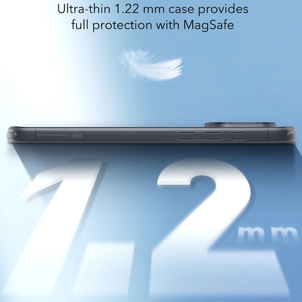Futrola MagSafe za Apple iPhone 16, ESR, Zero, Satin Crna