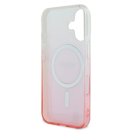 MagSafe futrola za Apple iPhone 16, Guess, IML Glitter Gradient, Smeđa