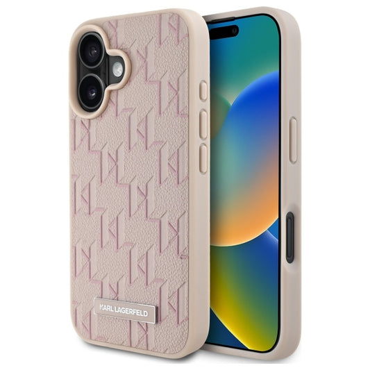 MagSafe futrola za Apple iPhone 16, Karl Lagerfeld, Hot Stamp, Roza