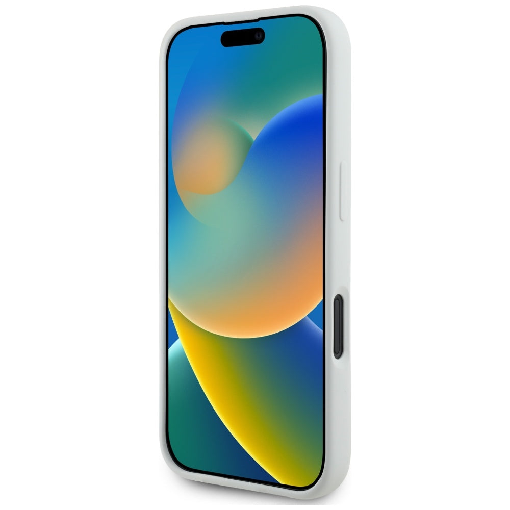 MagSafe futrola za Apple iPhone 16, Karl Lagerfeld, Silikonske glave Karla i Choupette, Bež