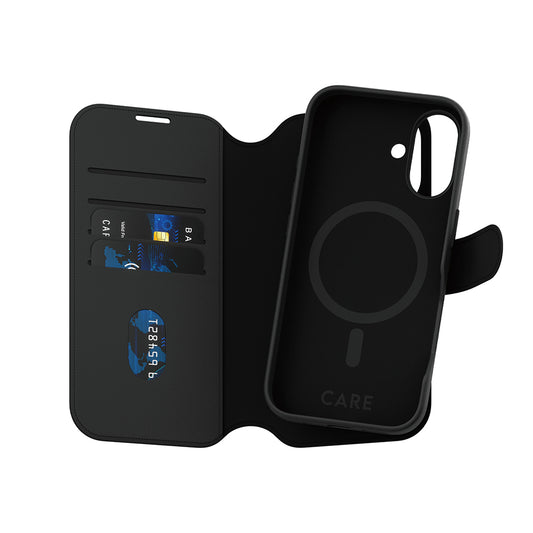 Futrola MagSafe za Apple iPhone 16, PanzerGlass, Care Feature Tango Two-in-One, Crna