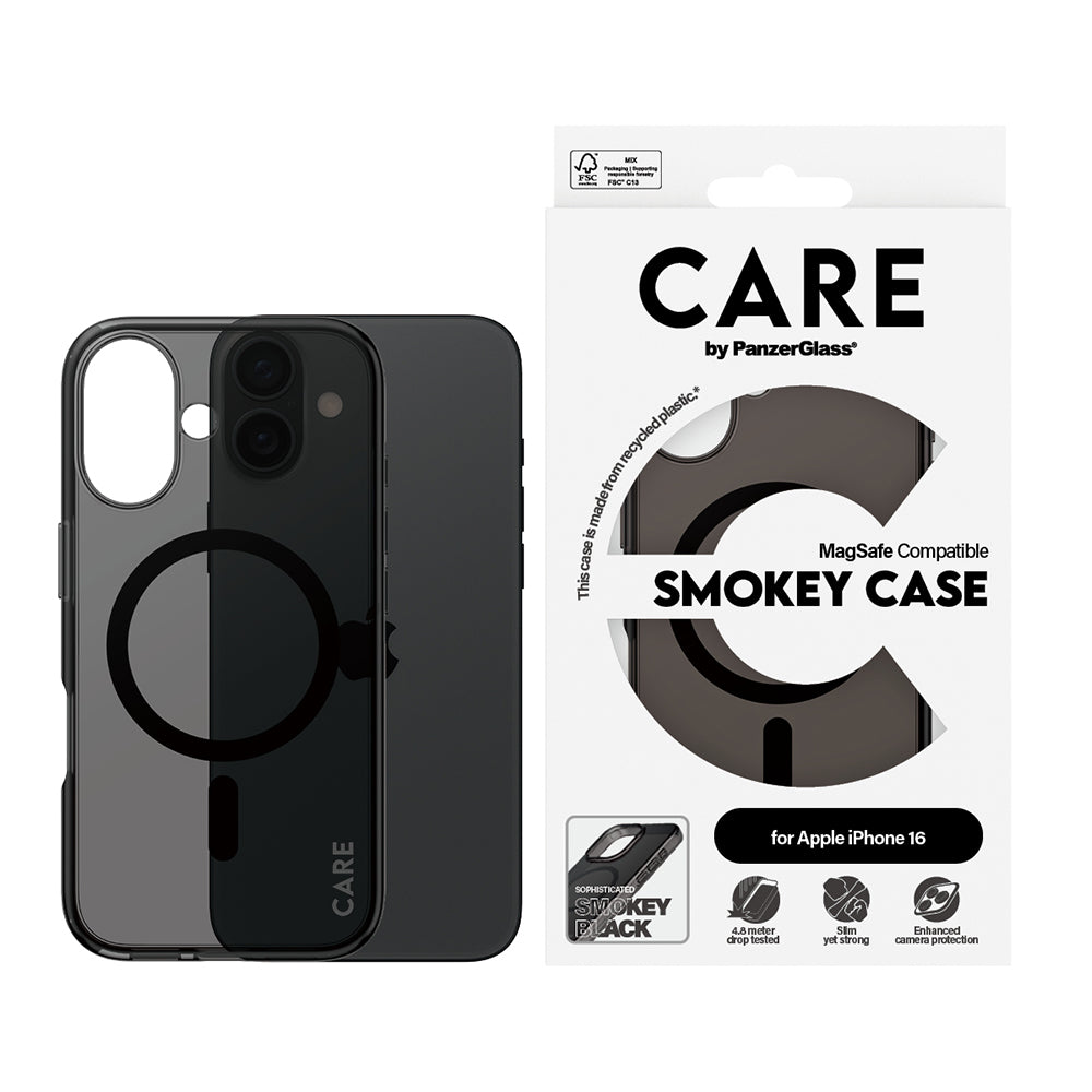 Futrola MagSafe za Apple iPhone 16, PanzerGlass, Care Urban Combat, Crna