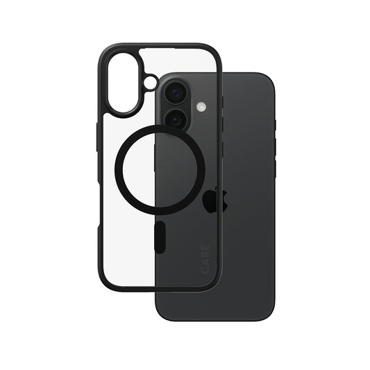 Futrola MagSafe za Apple iPhone 16, PanzerGlass, Care Urban Combat, Crna Prozirna