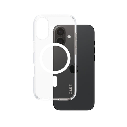 MagSafe futrola za Apple iPhone 16, PanzerGlass, Care Urban Combat, Bijela Prozirnost