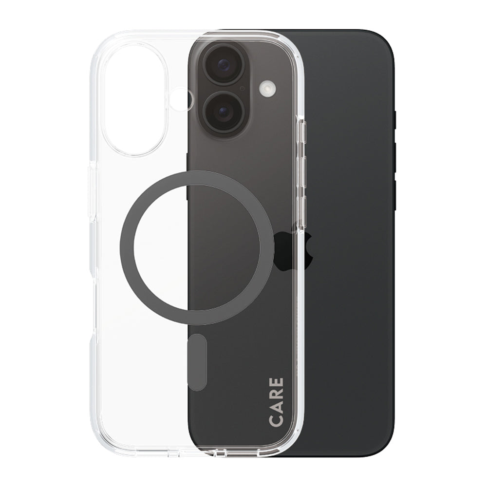 Futrola MagSafe za Apple iPhone 16, PanzerGlass, Care Urban Combat, Crna Prozirna