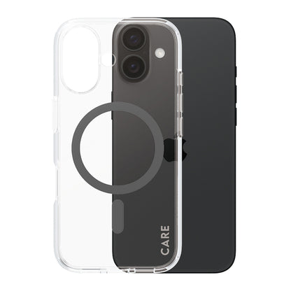 Futrola MagSafe za Apple iPhone 16, PanzerGlass, Care Urban Combat, Crna Prozirna